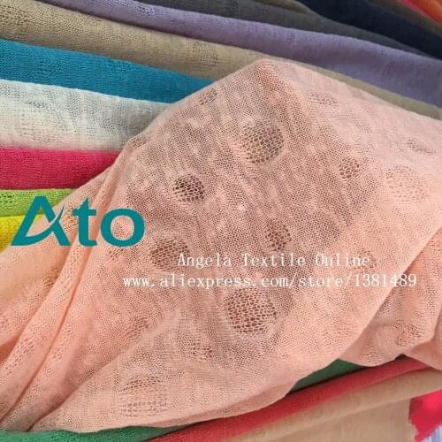 Stretchy patchwork cute fabrics thin knitted Fabrics