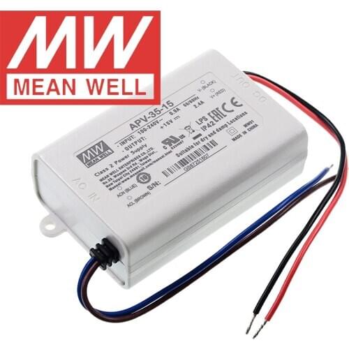 Original Mean Well APV-35-15 meanwell 15V/2.4A Constant Voltage design 36W Single Output LED Switching Power Supply