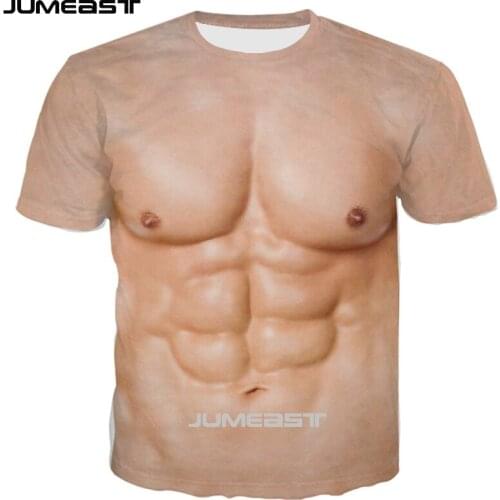 Jumeast Brand Men/Women 3D Printed T-Shirt Sexy Chest hair Short Sleeve New Fashion T Shirt Sport Pullover Summer Tops Tees