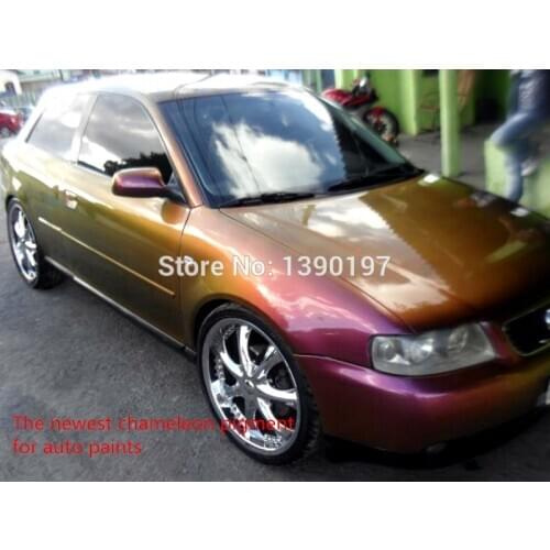 Chinese supplier 86085 Chameleon Pigments pearl powder with color travel for auto paints and cosmetics