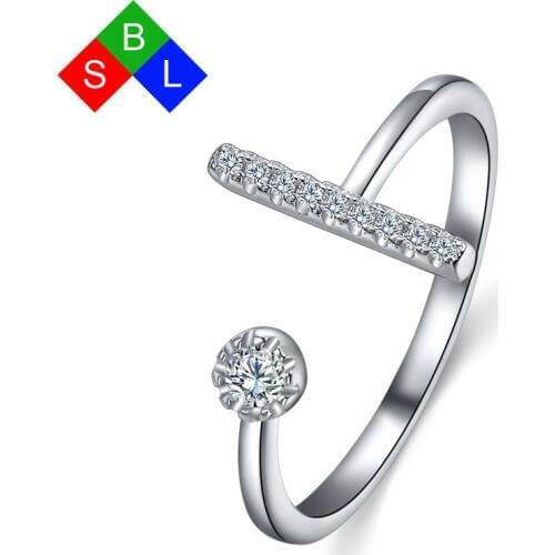 Red Trees Brand Fine Jewelry New Style Personality Womens 925 Sterling Silver Ring Christmas Gift For Ladies Adjustable Size