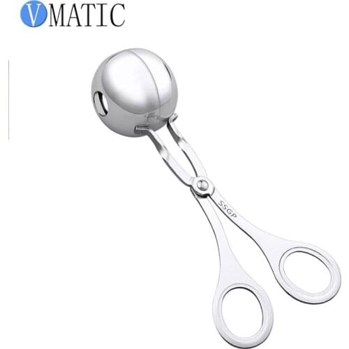 Creative Kitchen Tool Stainless Steel Burger Meat Ball Making Maker Home Use / Restaurant Tool
