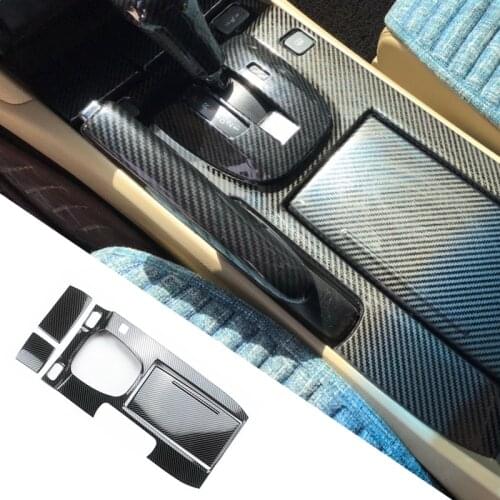 4Pcs Car Central Console Gear Shift Box Panel Cover Trim Fit for Honda Accord 8th Crosstour 2008 2009 2010 2011 2012 2013