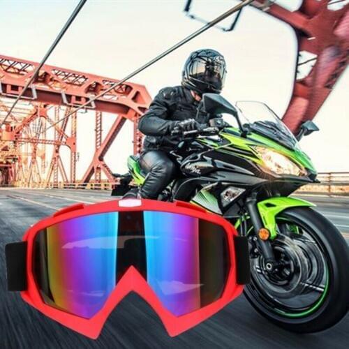 Skiing Eyewear Adult Motocross Goggles Motorcycle goggles Glasses Clear Lens Ski Helmet Googles Off-road for Glasses Multicolor