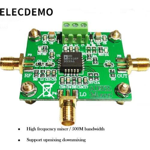 AD831 Module Low Distortion High Frequency Mixer Active Upmixing Mixing Genuine Special 500MHz function demo board