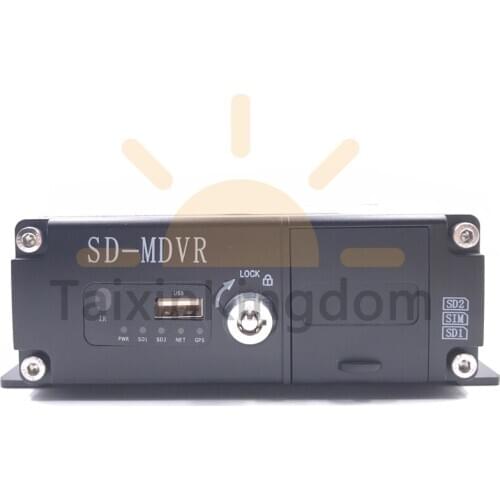 On board / on board 3G / 4G GPS remote monitoring mdvr ahd 1080p 8CH dual SD card train record host wholesale