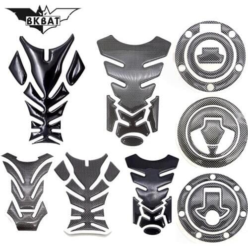 BKBAT 3D Moto Decal Motorcycle Gas Fuel Tank Pad Protector Sticker Kit For honda hornet cb600f g310gs bmw gs