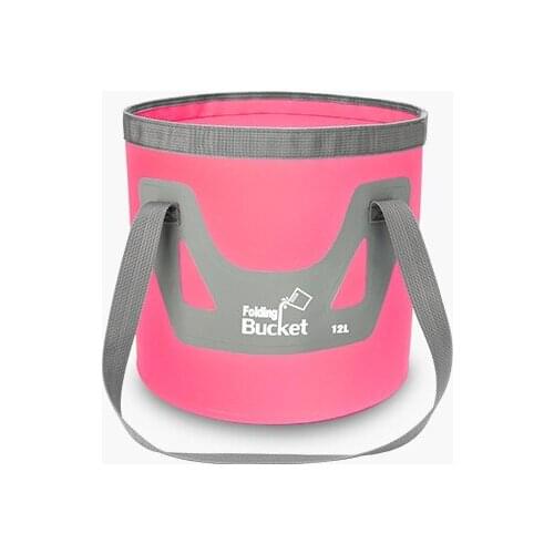 New fishing bucket folding bucket outdoor convenient fishing box car washing bucket integrated