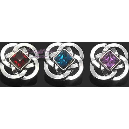 Wholesale Hot sale metal Rhinestone Snap Buttons W121 Diy Jewelry fit 18mm Snap button Necklaces/Bracelets for women