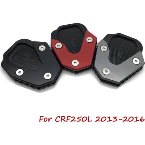 For Honda CRF250L CRF250 L 2013-2016 Motorcycle Kickstand Foot Side Stand Extension Enlarge Pad Support Plate