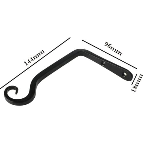 Hanging Wall Basket Brackets Iron Hooks Rack Hanger Bathroom Kitchen Holder