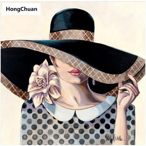 Sexy Beautiful Woman 5D Square/Round Diamond Embroidery Art Mosaic Cross Diamond Painting Home Decoration Mural New Year Gift