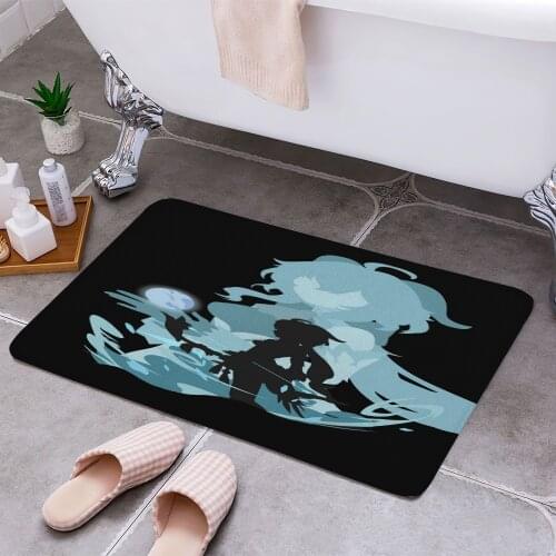 Ganyu Genshin Impact 3D Print Doormats Rectangle Non-Slip DoorMat Bedroom Kitchen Entrance Print Door rugs Dropshipping