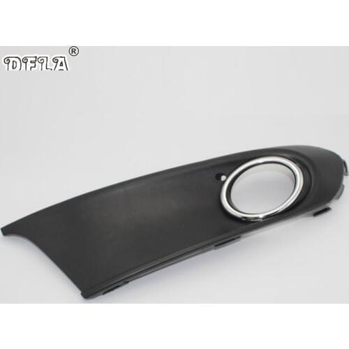 For VW Polo Vento Sedan Saloon 2011 2012 2013 2014 2015 2016 Car-Styling Fog Light Fog Lamp Grille Cover With Hole Right Side