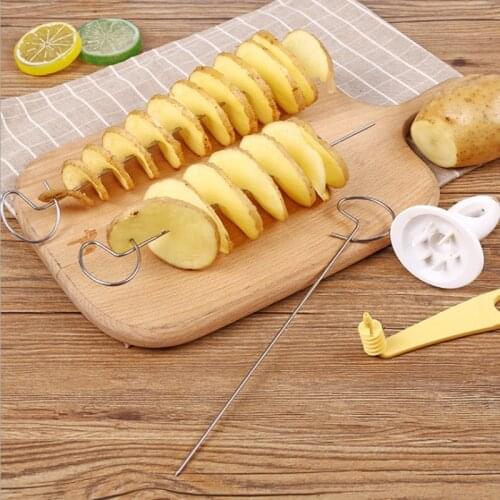 Manual Spiral Potato Slicer Multi-Function Hand Cutter Kitchenware