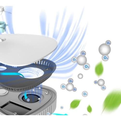 Pet Odor Eliminator Brush Electric Ozone Generator Massage Comb Rechargeable Handheld Dog Grooming Hair Removal Tool