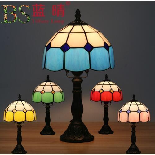Turkish Mosaic table Lamps E27 Base Handmade stained Glass Lampsahde Bedroom Bedside Vintage Table Lamp Light Fixtures