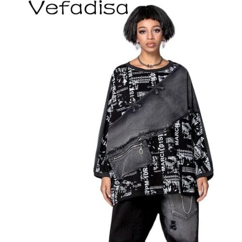 Женские длинные толстовки Vefadisa China At AliExpress