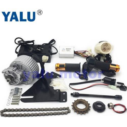 YALU 24V 450W Stronger power electric bike conversion kit MY1018 Mountain Ebike Motor Set for lithium battery Scooter Bike