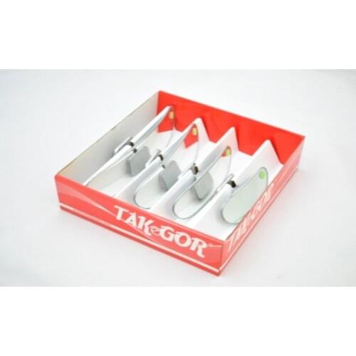 MIRROR INTERIOR NICKEL AYNATakgör Interior Rear View Set of 4 Large Size Interior Rear View Mirror for Taxi, Truck, Light Truck