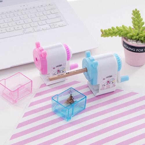 1 pcs Creative Cute Cartoon Automatic Pencil Sharpener Students Learn Stationery Childrens Pencil Sharpener