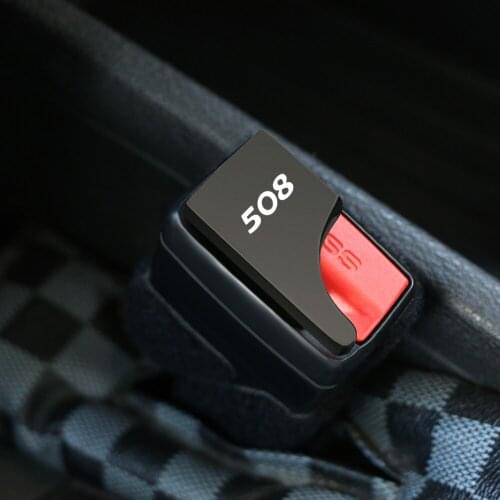 1PCS Hidden Car Safety Seat Belt Buckle Clip For Peugeot 508 Accessories Car Styling