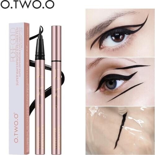 O.TWO.O 1pcs Waterproof Liquid Eyeliner Pen Beauty Cat Style Eye Liner Pencil Quick Dry Long Lasting Eyliner Makeup Cosmetics