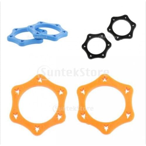 2Pcs Wireless Mic Microphone Fall Shock Protection Anti Rolling Silicone Hexagon Slip Ring CHOOSE