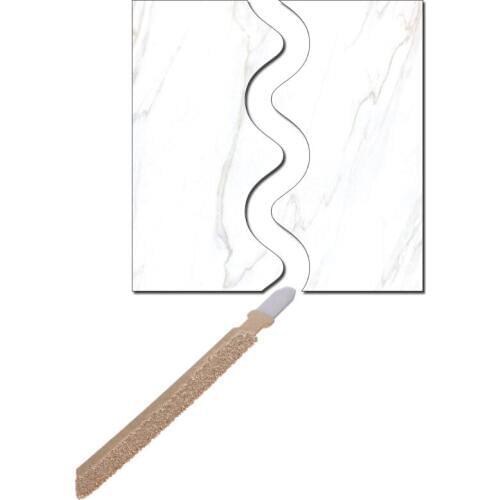 4"/100mm Brazed Diamond Jig Saw Blade 46 Grit For Cutting Marble Tiles Stone -hol