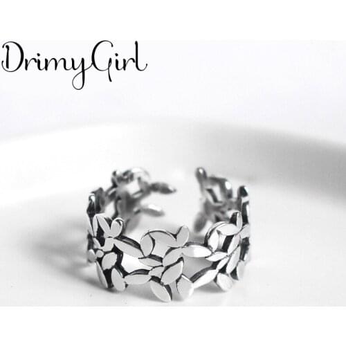 Boho Gothic New Leaf Rings For Women Men Jewelry Birthday Gift Romantic Wedding Engagement Drop Shipping
