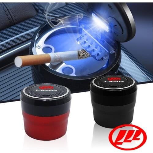 Cenicero abs led Push button switch for lifan 620 ev 530 x50 x70 720 650 300 820 x60 520 630 x40 320 x80 Car Accessories