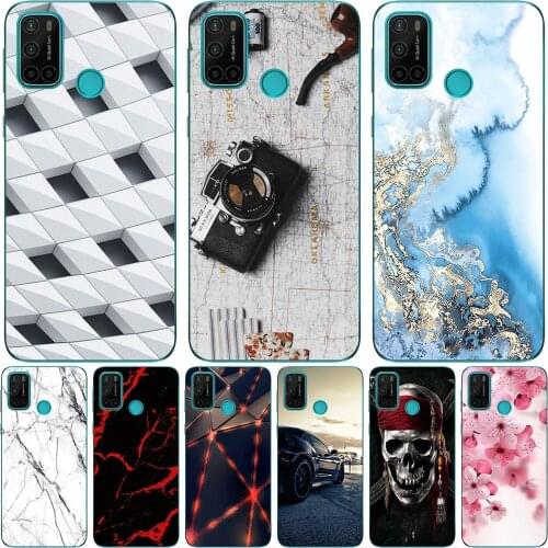 Phone Bags & Case For Vsmart Joy 4 2020 6.53 Inch Cover Soft Silicone Fashion Marble Inkjet Painted Shell Capa