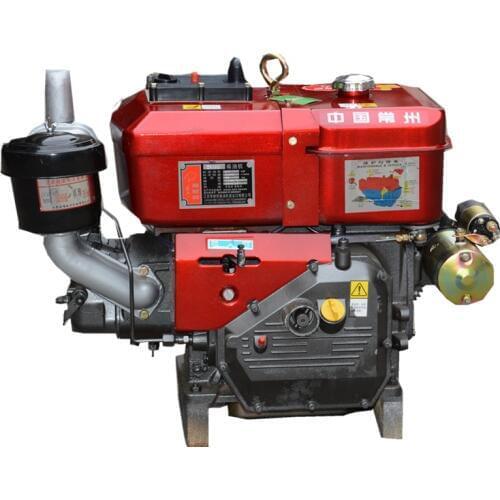 Diesel engine single-cylinder water-cooled 10HP manual R190 engine walking tractor head