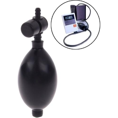 Medical Sphygmomanometer Tonometer Ball Latex Air Inflation Balloon Bulb Pump Valve Blood Pressure Cervical Tractor Accessory