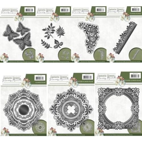 Piggy Craft metal cutting dies cut die mold Irregular flower frame Scrapbook paper craft knife mould blade punch stencils dies