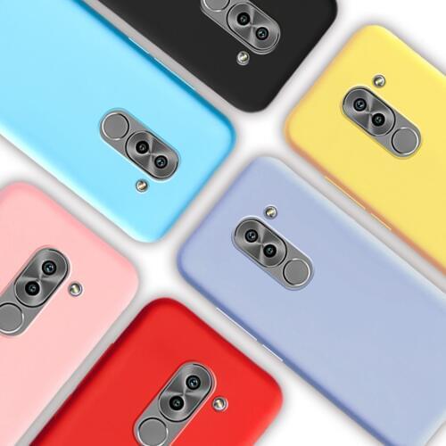 Soft Silicone Case For Huawei Mate 9 Lite Honor 6X Cover Phone Case Candy TPU Back Cover For Huawei GR5 2017 Mate 9 Lite Case