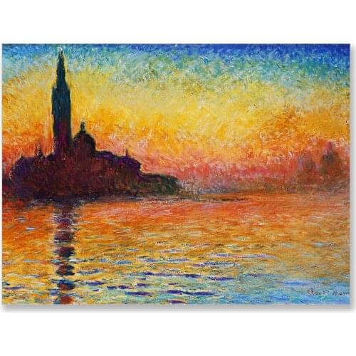 Canvas Poster San Giorgio Wall Art Decor Home Decoration Colorful Wall Art Canvas Painting Modern Gallery Home Office Decor