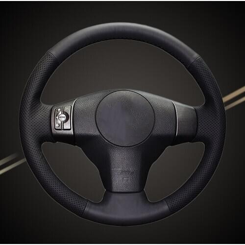 Car Braid On The Steering Wheel Cover for Toyota RAV4 2006-2012 Vios 2008-2013 Yaris 2007-2011 Scion XB 2008 Auto Braiding Cover