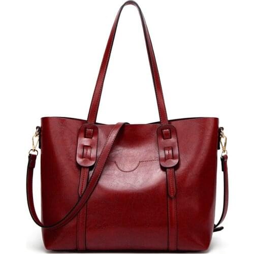 Wholesale womens messenger bag retro casual ladies portable shoulder bag hot sale large capacity PU leather soft texture