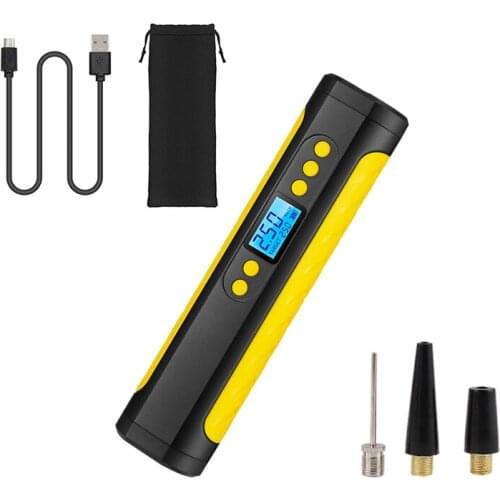 Portable Air Compressor Inflator Pump For Car Tyre Inflator Bicycle Pump Tire Air Injector Electric Bike Compressor For Cars