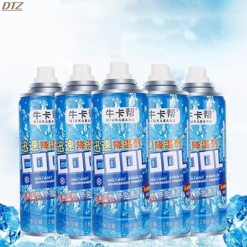 Fast Cooling Vehicle Ice Spray 100/260 Ml Fast Summer Coolant Clothing, Car Seat Average Air Cooling