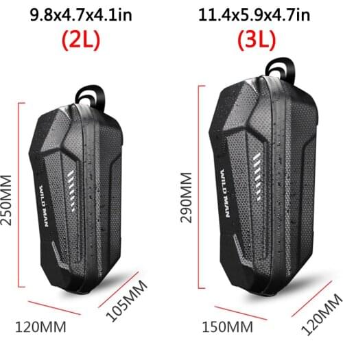 Universal Handle Bag EVA Hard Shell Bag Electric Scooter Head For Xiaomi M365 ES1 ES2 ES3 ES4 Scooter Hangs Bag Skateboard Tool
