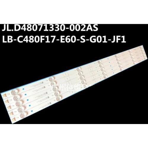 LED backlight strip JL.D48071330-002AS LB-C480F17-E60-S-G01-JF1 7led