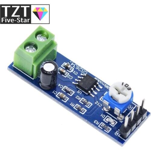 TZT LM386 Audio Amplifier Module 200 Times 5V-12V Input 10K Resistance