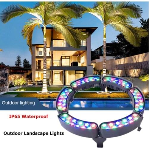 Tree Light Pillar Lights Outdoor Landscape Lighting Led Garden Lawn Lamp Low Voltage 24V IP65 Waterproof LED Tree Holding Lamp