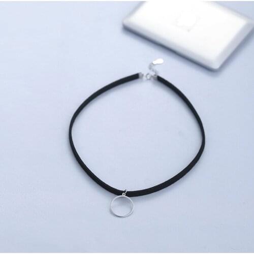 L&P New Fashion Brief Simple 925 Sterling Silver Pendant Necklace For Women,Fine Jewelry Wholesale Birthday Gift Hot Sale