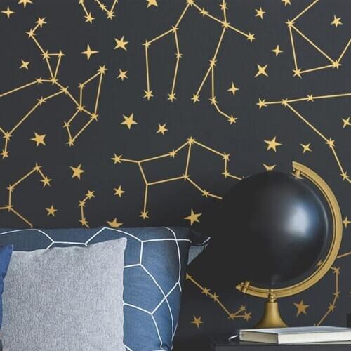 Zodiac Constellation Wall Decals Star Vinyl Sticker Zodiac Gift For Her, Constellations, Wall Decals, Nursery Decoration 2143