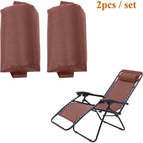 2PCS Universal Outdoor Folding Lounge Chair Pillow Headrest Neckrest Head Cushion for Outside Backyard Picnics Beach Pool Garden