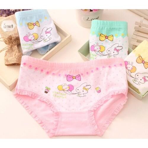 2019 New Girls Underwear 6pcs/lot Kids Panties Girls' Briefs Female Childs Underwear Lovely Cartoon Panties Children Underpants