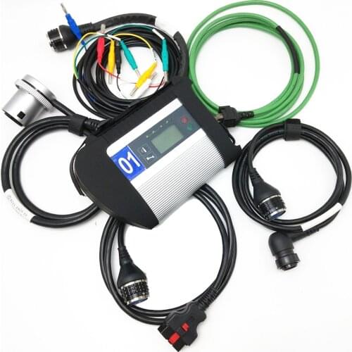 A++Quality Full Chip PCB MB STAR C4 Multiplexer MB SD Connect C4 Diagnostic Tool for MB 12-24V Car&Truck OBD2 Scanner with Wifi